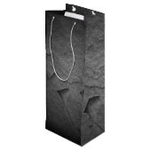 ブラックストーン石板 ワインギフトバッグ (裏面アングル)