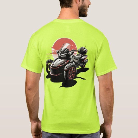 ブラックストーン・バレー・チャプター - 太陽と影 Tシャツ (裏面)
