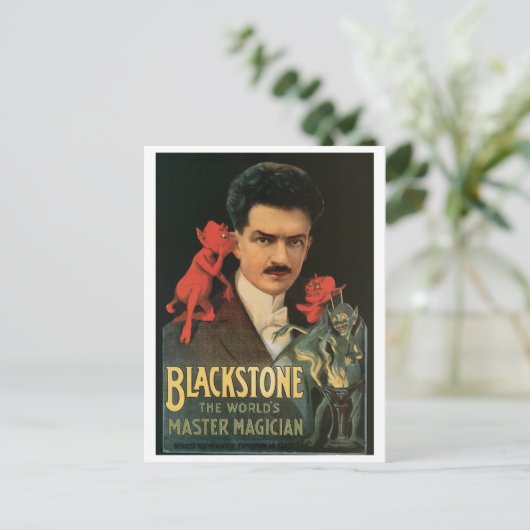 ブラックストーン～マスターマジシャンヴィンテージ魔法法 ポストカード (スタンド正面)