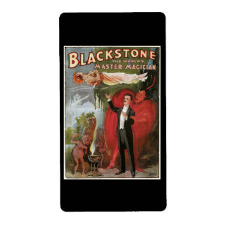 ブラックストーン、世界のマスターマジシャン， 1934 ラベル