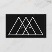 ブラックスナンケスキンプリントデザイン 名刺 (裏面)