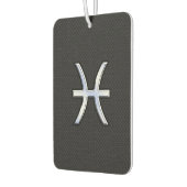 ブラックスネークスキン上の魚座スタイル カーエアーフレッシュナー (左)