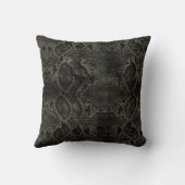 ブラックスネークプリント クッション (裏面)