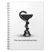 ブラックスネークメディカルボウル衛生方白幹部 ノートブック (正面)