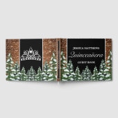 ブラックスノーウッドパインティアラキンセアニラ誕生日 ゲストブック (全面)