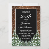 ブラックスノーウッド&フォレストカスタムバースデーパーティー 招待状 (正面)