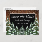 ブラックスノーウッド&フォレストカントリーウェディング 案内ポストカード (正面/裏面)