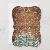 ブラックスノーウッド&フォレストカントリーリハーサルディナー 招待状 (裏面)