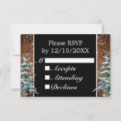 ブラックスノーウッド&フォレストパインクリスマスパーティー 出欠カード (裏面)