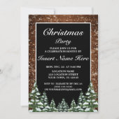 ブラックスノーウッド&フォレストパインクリスマスパーティー 招待状 (正面)