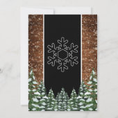 ブラックスノーウッド&フォレストパインクリスマスパーティー 招待状 (裏面)