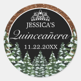 ブラックスノーウッド&フォレストパインティアラキンセアニェラ ラウンドシール