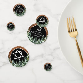 ブラックスノーウッド&フォレストパインバーバルミツワー コンフェッティ