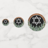 ブラックスノーウッド&フォレストパインバーバルミツワー コンフェッティ (裏面)