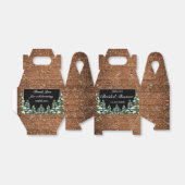 ブラックスノーウッド&フォレストパインブライダルシャワー フェイバーボックス (折り畳みなし)