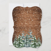 ブラックスノーウッド&フォレストパイン新年パーティー 招待状 (裏面)