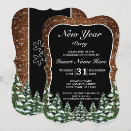 ブラックスノーウッド&フォレストパイン新年パーティー 招待状