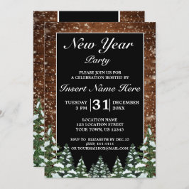 ブラックスノーウッド&フォレストパイン新年パーティー 招待状