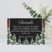 ブラックスノーウッド&フォレストパイン結婚ズ詳細 エンクロージャーカード (スタンド正面)