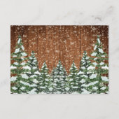 ブラックスノーウッド&フォレストパイン結婚ズ詳細 エンクロージャーカード (裏面)