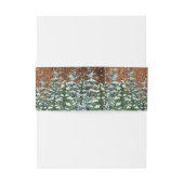 ブラックスノーウッド&フォレストメリークリスマスパーティー 招待状ベリーバンド (裏面例)