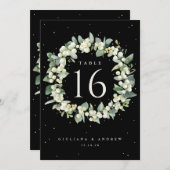 ブラックスノーベリー結婚+ユーカリの表番号 (正面/裏面)