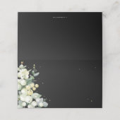 ブラックスノーベリー+ユーカリスクリスマスフォールディング プレイスカード (外部開封)