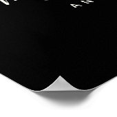 ブラックスノーベリー+ユーカリスクリスマスホリデーパーティー ポスター (角)