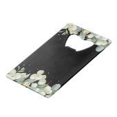 ブラックスノーベリー+ユーカリプトゥスウィンターウェディングミニ クレジットカード栓抜き (裏面アングル)