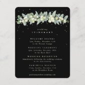 ブラックスノーベリー+ユーカリ結婚ガーランドイベント エンクロージャーカード (正面)