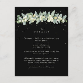 ブラックスノーベリー+ユーカリ結婚ガーランド詳細 エンクロージャーカード