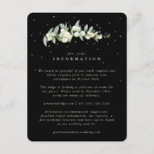 ブラックスノーベリー+ユーカリ結婚ステム詳細 エンクロージャーカード (正面)