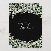 ブラックスノーベリー+ユーカリ テーブルナンバー (正面/裏面)