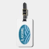 ブラックスバーグバージニアアウトドア ラゲッジタグ (正面縦)