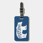 ブラックスバーグバージニアベア ラゲッジタグ (正面縦)