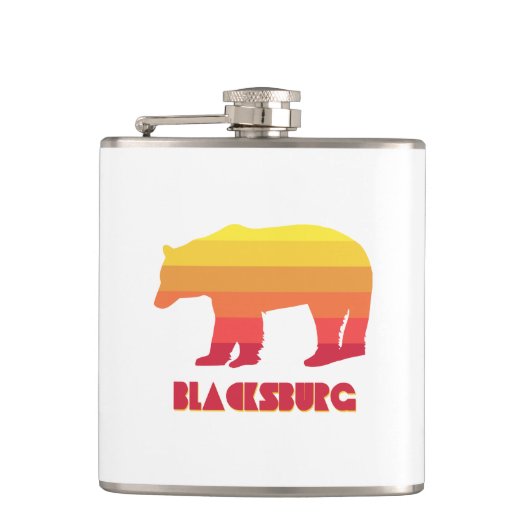ブラックスバーグバージニアレインボーベア フラスク (正面)