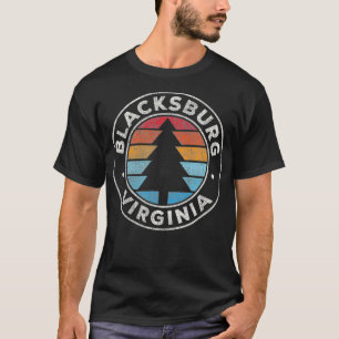ブラックスバーグバージニアVAヴィンテージグラフィックレトロ70s Tシャツ
