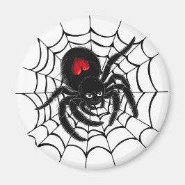 ブラックスパイダーくもの巣 マグネット