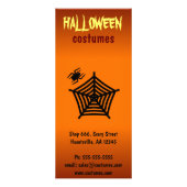 ブラックスパイダーとくもの巣ハロウィーンコスチュームラックカード ラックカード (裏面)