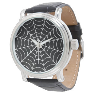 ブラックスパイダーウェブハロウィーン 腕時計