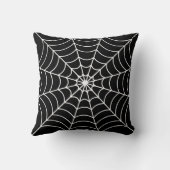 ブラックスパイダーウェブハローウィンパーティの装飾 クッション (裏面)