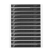 ブラックスパイダーウェブ ラッピング アドレスラベル ラップアラウンドラベル (シート)