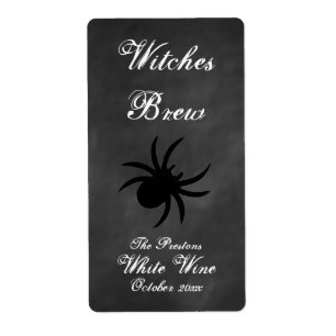 ブラックスパイダーワインラベル ラベル