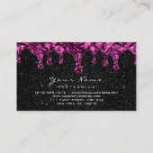 ブラックスパークリーグリッターワックス脱毛ピンク脱毛 名刺 (裏面)