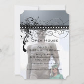 ブラックスファンキーワエレガントールズ卒業招待状 招待状 (裏面)