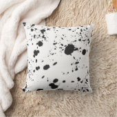 ブラックスプラタ絵を描ー クッション (ブランケット)