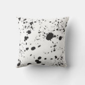 ブラックスプラタ絵を描ー クッション (裏面)