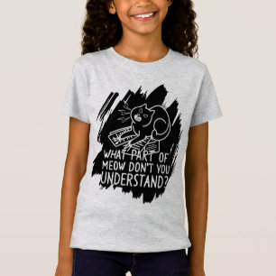 ブラックスプラッシュおもしろいキャット引用文 Tシャツ