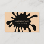 ブラックスプラッシュ名刺 名刺 (正面)