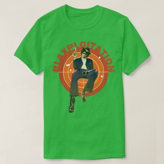 ブラックスプロテーション映画 Tシャツ (デザイン正面)